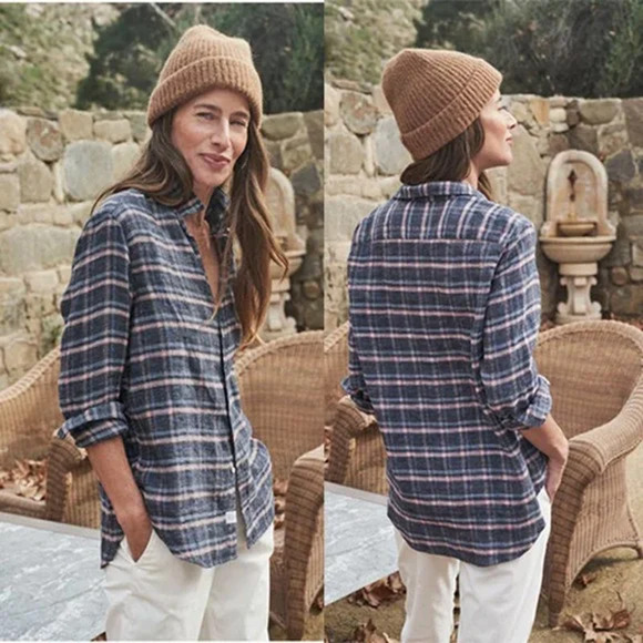 Frank & Eileen Tops - Frank & Eileen Barry Button Down Pocket Plaid Shirt Women's Multi Size: S NWOT